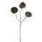 Select Artificials 36.5" Silver and Brown Frosted Lotus Pod Christmas Spray